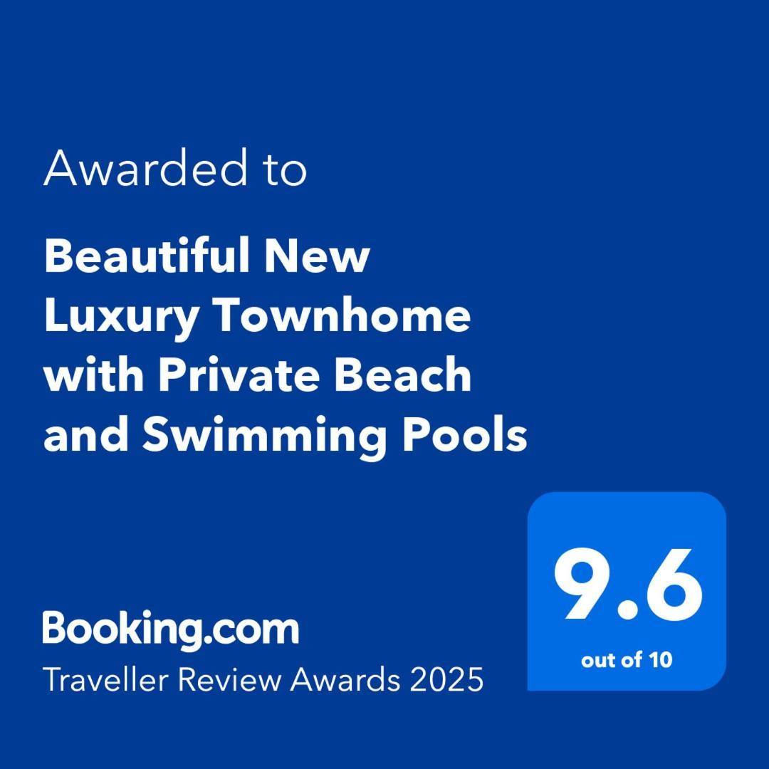 Beautiful New Luxury Townhome With Private Beach And Swimming Pools 拉斯金 外观 照片